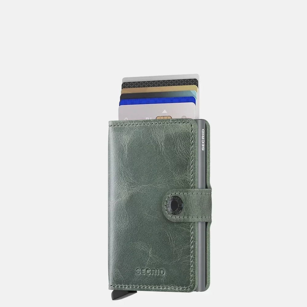 Secrid Miniwallet Vintage – Pasjeshouder met RFID-beschrming | Diverse Kleuren | Nieuw