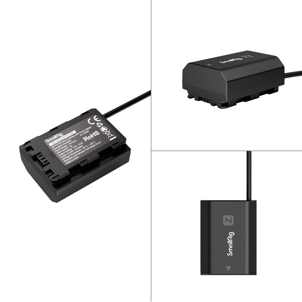 SmallRig 4269B NP-FZ100 Dummy Battery met Power Adapter – EU Standaard