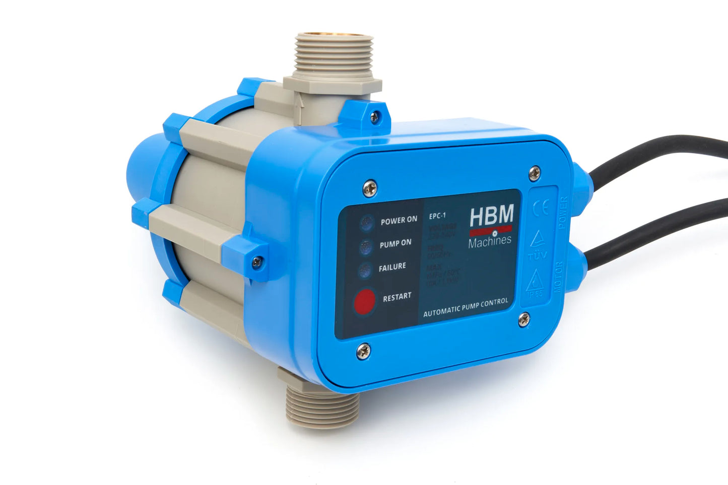 HBM EPC‑1 EPC-1 waterpomp drukschakelaar – 1" G‑aansluiting, 1.1 kW