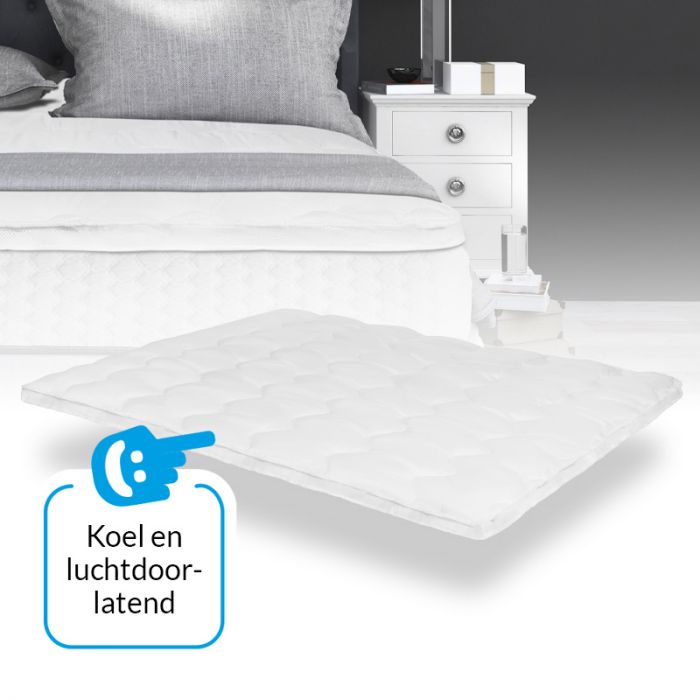 Emsa Bedding 3D Air Dual Matras Topper – 160x200 cm | Ventilerend & Drukverlagend Slaapcomfort | Nieuw