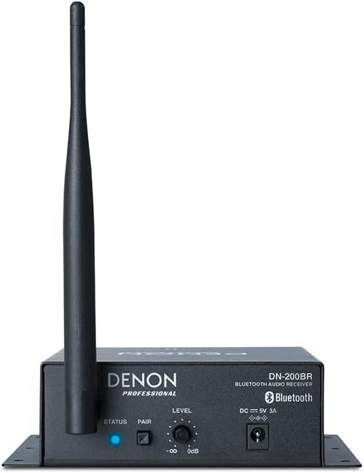 Denon Professional DN-200BR – Bluetooth Audio Receiver voor Professioneel Gebruik | XLR & RCA Uitgangen