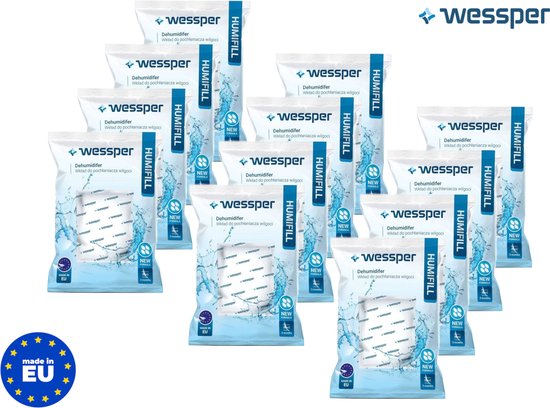 Wessper Humifill Big Pack – 5-pack Luchtbevochtigerfilters | Universeel Compatibel