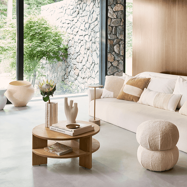 Urban Nature Culture Koffietafel Milan โ 70x34 cm | Stijlvol, Duurzaam & Tijdloos Design
