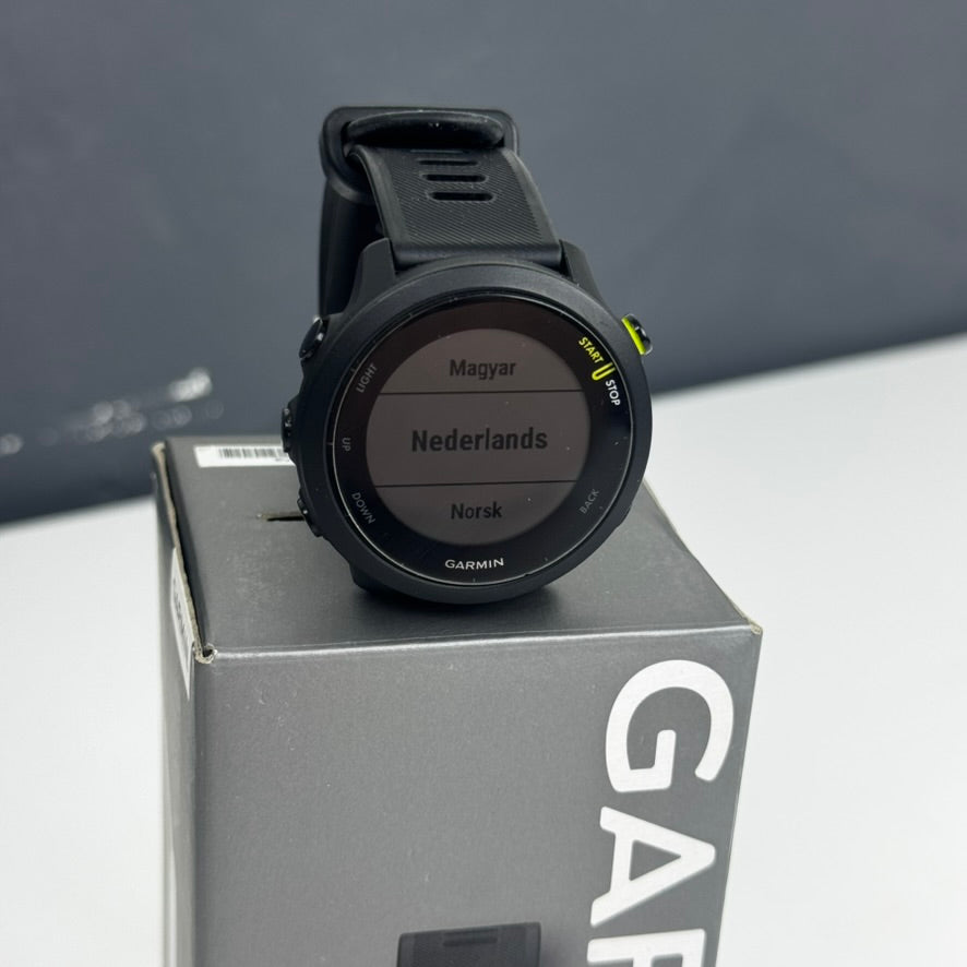 Garmin Forerunner 55 GPS Hardloophorloge – Gebruikt | Lichtgewicht & Nauwkeurige Trainingsmeting