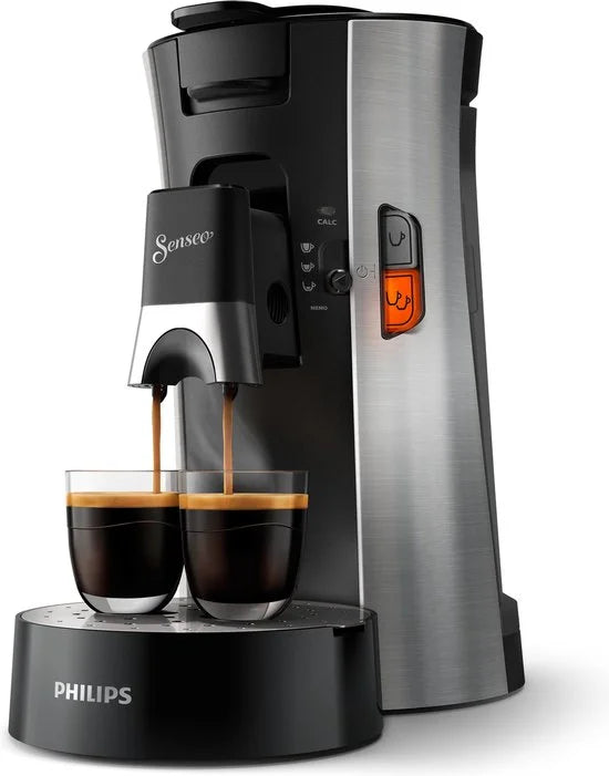 Philips Senseo Select Koffiepadmachine CSA250/10 - Keuze uit 1 of 2 Kopjes - Instelbare Intensiteit - Automatische Uitschakeling - Zwart