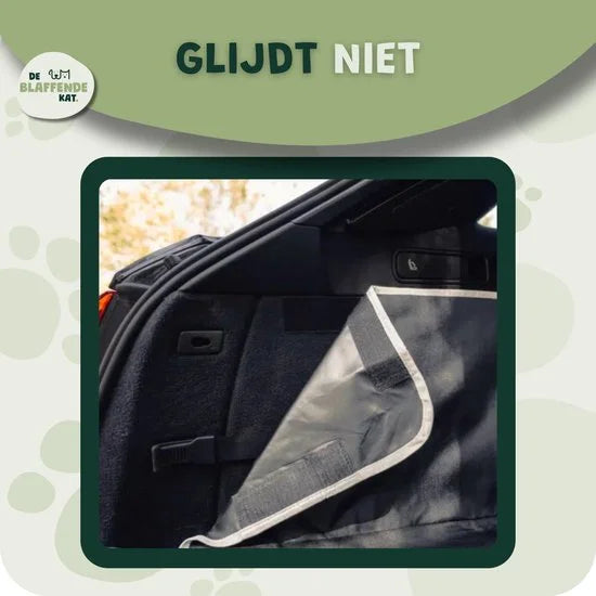 Hondendeken Auto Kofferbak - Kofferbak Beschermhoes Hond - Universeel - Zwart-Wit Product breedte 105 cm Product gewicht 0.8 kg Product hoogte 175 cm Product lengte 185 cm