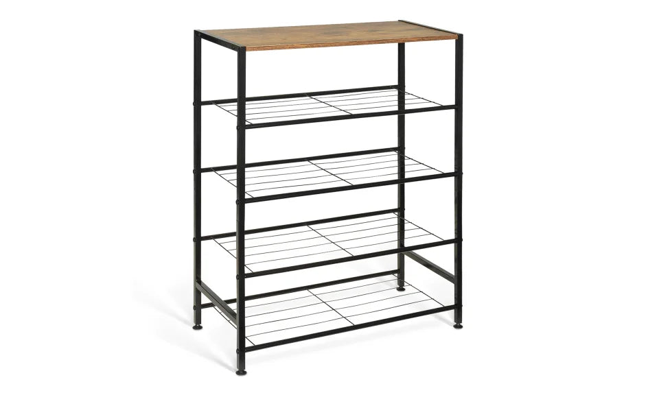 Metalenschoenenrek 12 paar (L) 63 x (B) 30 x (H) 80 cm