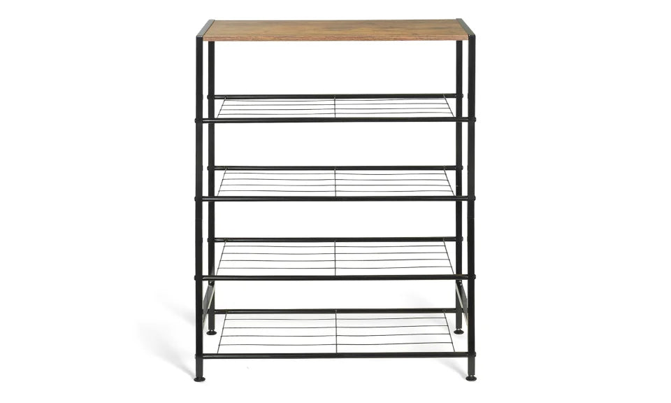 Metalenschoenenrek 12 paar (L) 63 x (B) 30 x (H) 80 cm