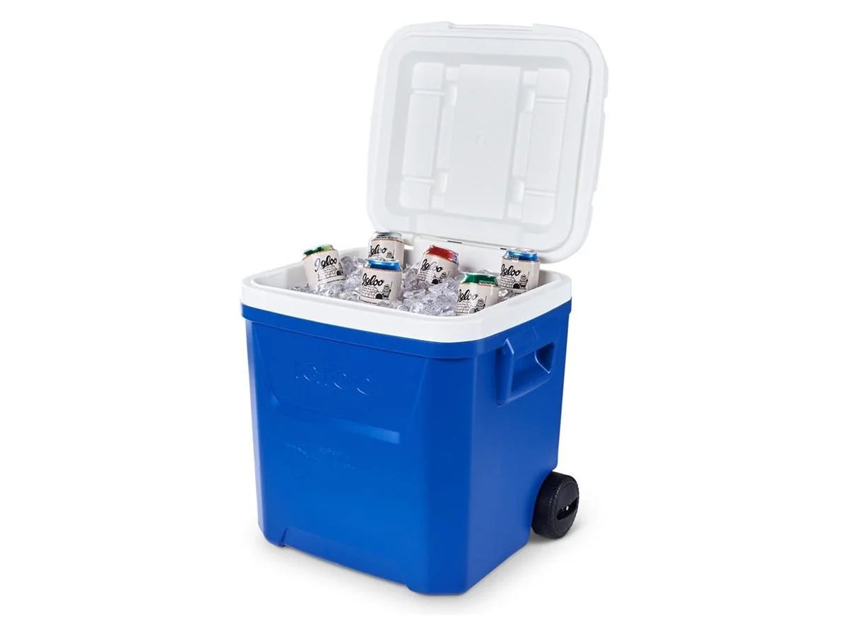 Laguna 60 koelbox op wielen blauw