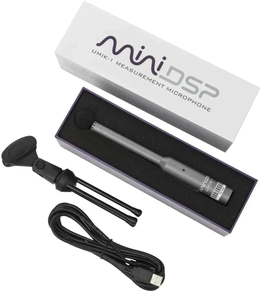 Nauwkeurige en Plug&Play gekalibreerde meetmicrofoon - miniDSP UMIK-1