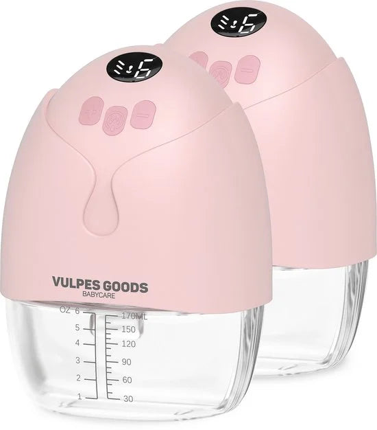 Vulpes Goods BabyCare Dubbele elektrische handsfree Kolf - 2 Stuks - Max
