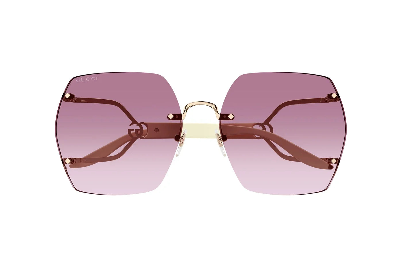 Gucci GG1562S women Gold Oversize Sunglasses