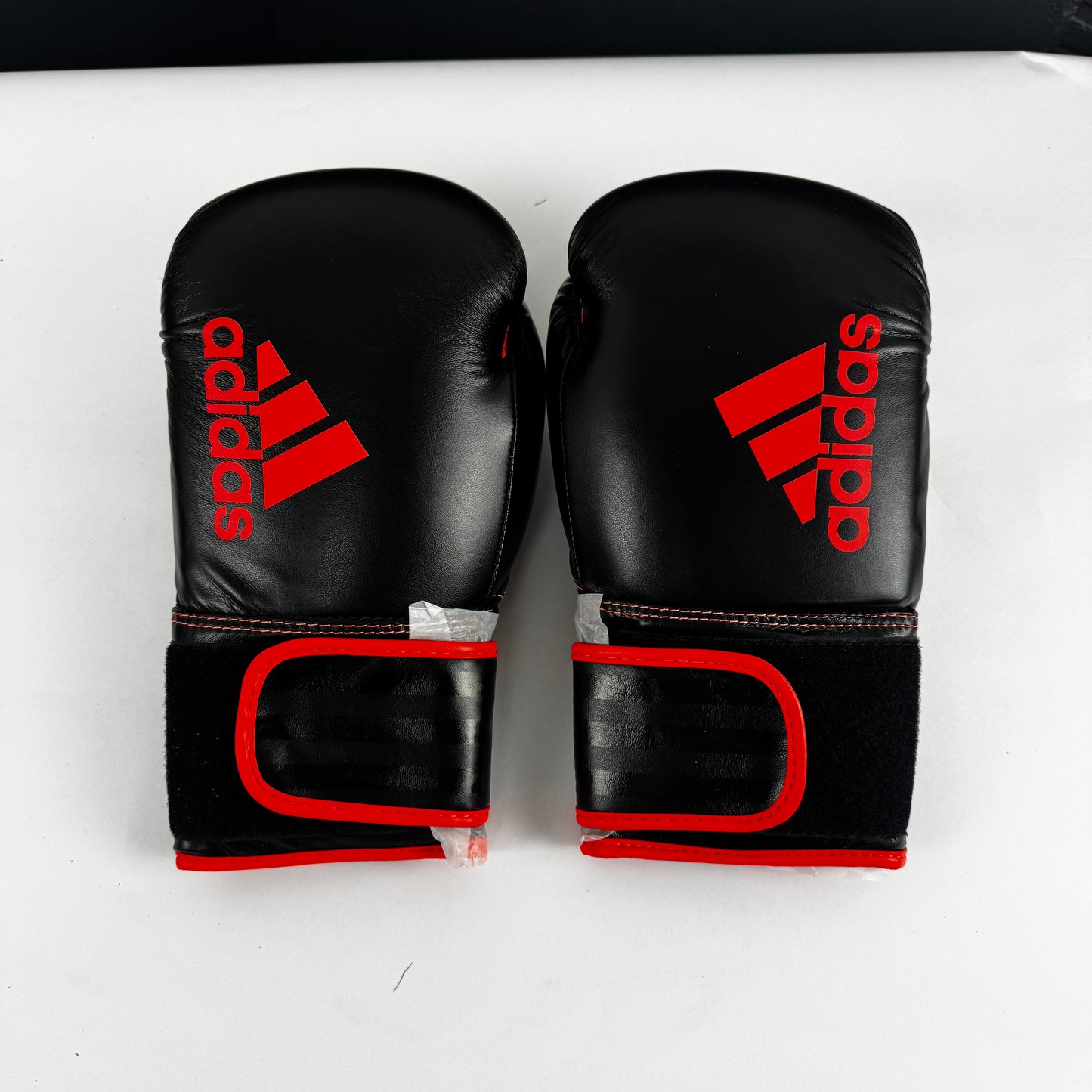 adidas Hybrid 80 Boks Handschoenen – Unisex – Zwart/Rood – 12 oz – Ideaal voor Training & Sparring
