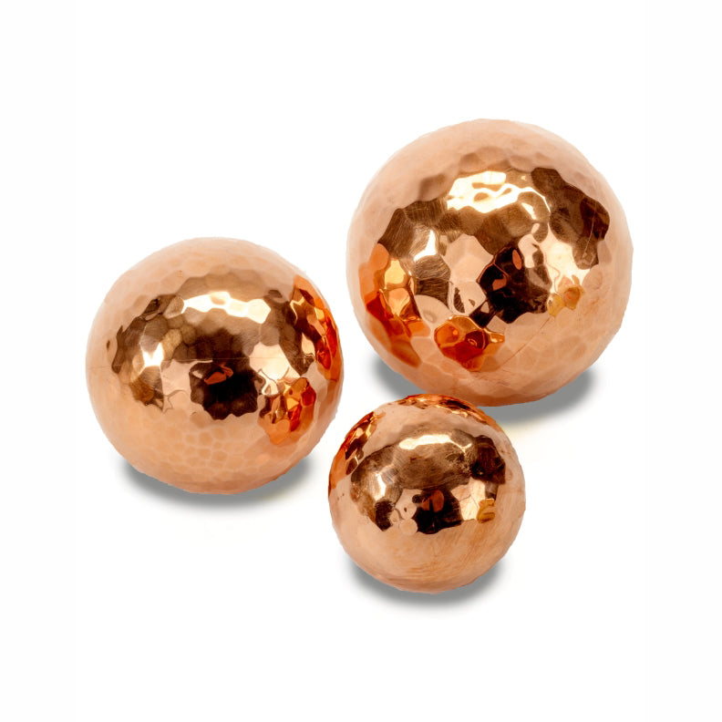 Koperen design bal 62 mm – handgemaakt en decoratief