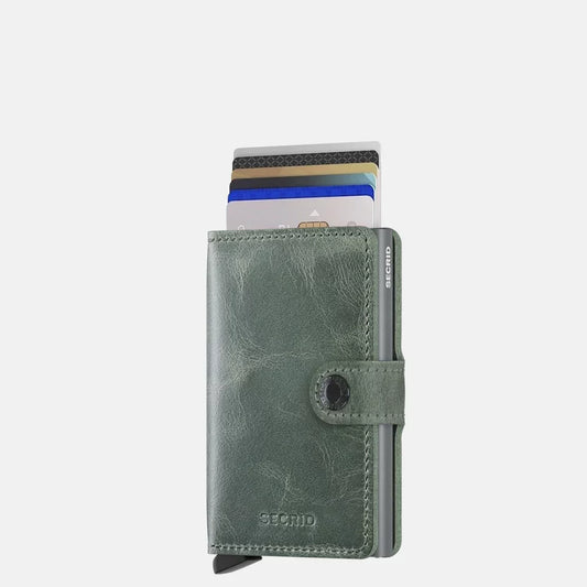 Secrid Miniwallet Vintage – Pasjeshouder met RFID-beschrming | Diverse Kleuren | Nieuw