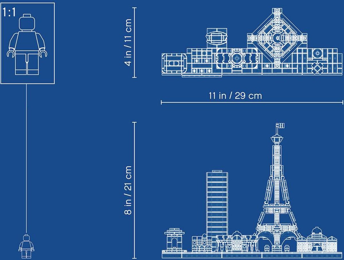 LEGO Architecture Parijs - 21044