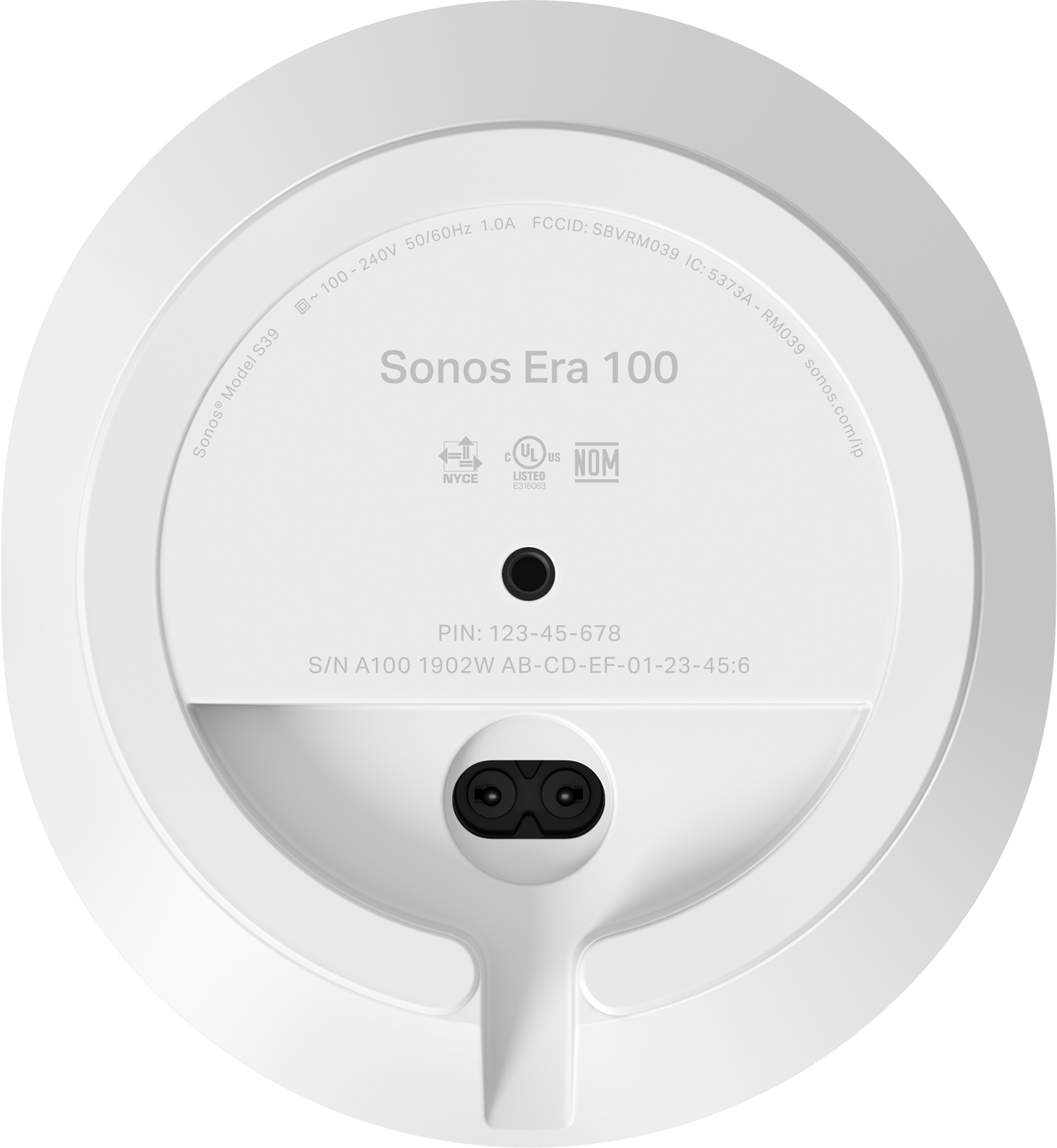 Sonos Era 100 smart speaker – Wi‑Fi 7 compacte stereo-luidspreker (nieuw)