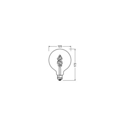 Ledvance Smart+ Wifi E27 Globe Classic Filament 4.5W 300lm - 827 Zeer Warm Wit | RGBW - Vervangt 30