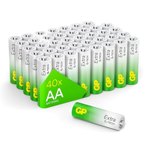 GP AA Batterijen 1.5V – 40 stuks | LR06 / Mignon / MN1500 – Nieuw