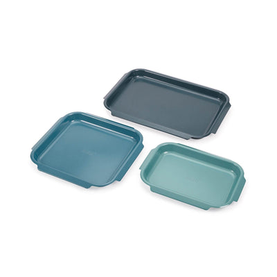 Joseph Nest™ Bake Oven Non-Stick 3-delige Bakplaat Set - Blauw