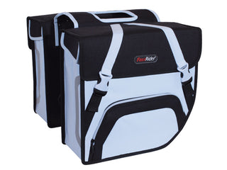 Dubbele Hybride fietstas Ice Metallic -