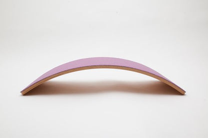 Wobbel Starter Blank Gelakt met Vilt – Wilde Rozen | Speels Balanceboard voor Jonge Kinderen