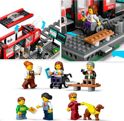 LEGO City Stadstram en station - 60423