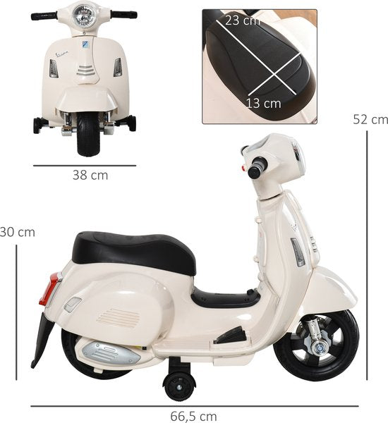 Mini Vespa Electric Ride-On – Wit