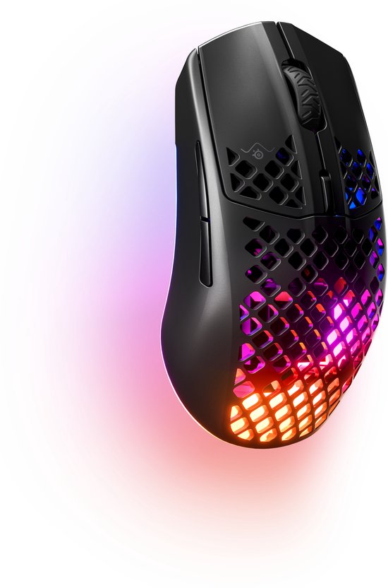 SteelSeries Aerox 3 Wireless - Draadloze Gaming Muis - Onyx/Zwart (2022)