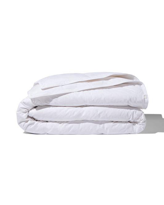 Donsdekbed 140x200 – gerecycled dons & veren – wasbaar – nieuw