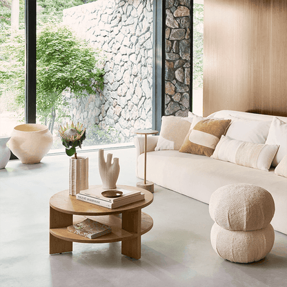 Urban Nature Culture Koffietafel Milan – 70x34 cm | Stijlvol, Duurzaam & Tijdloos Design