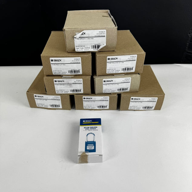 Brady Weerbestendig Nylon & Stalen Veiligheidsslot – Maximale bescherming in elke omgeving