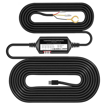 AZDome JYX05 USB‑C hardwire kit – permanente voeding voor dashcams