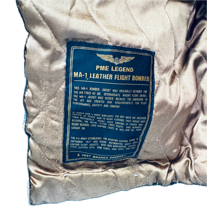 MA-1 Leather Flight Bomber