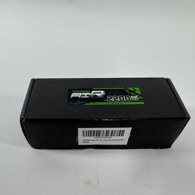 Ovonic 50C 11.1V 2200mAh 3S LiPo Accu XT60 - Nieuw Outlet