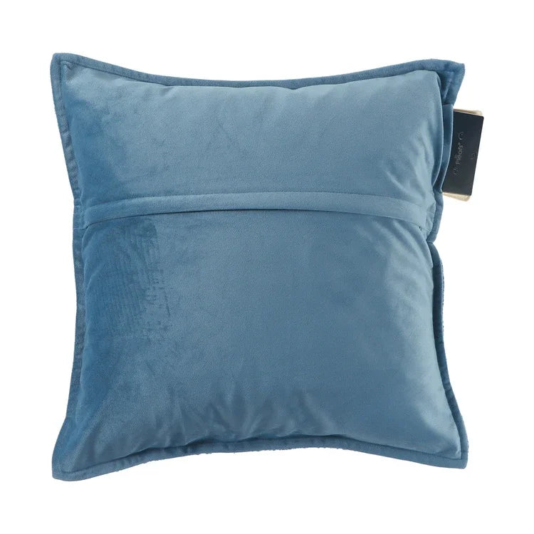 Warmtekussen - Draadloos - Elektrisch Oplaadbaar - 45x45cm - Shadow Blue