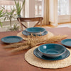 Vibe bordenset - serviesset - 6 persoons - zaphiru - blauw