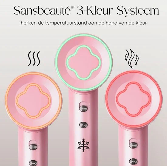 Sansbeaute hair dryer 9808 roze