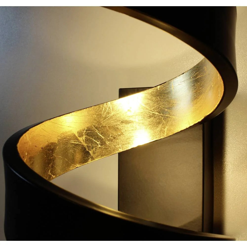 Staande lamp HELIX 10-vlams IP20, goud, zwart