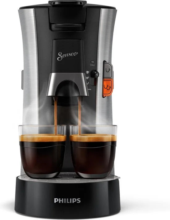 Philips Senseo Select Koffiepadmachine CSA250/10 - Keuze uit 1 of 2 Kopjes - Instelbare Intensiteit - Automatische Uitschakeling - Zwart
