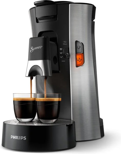 Philips Senseo Select Koffiepadmachine CSA250/10 - Keuze uit 1 of 2 Kopjes - Instelbare Intensiteit - Automatische Uitschakeling - Zwart