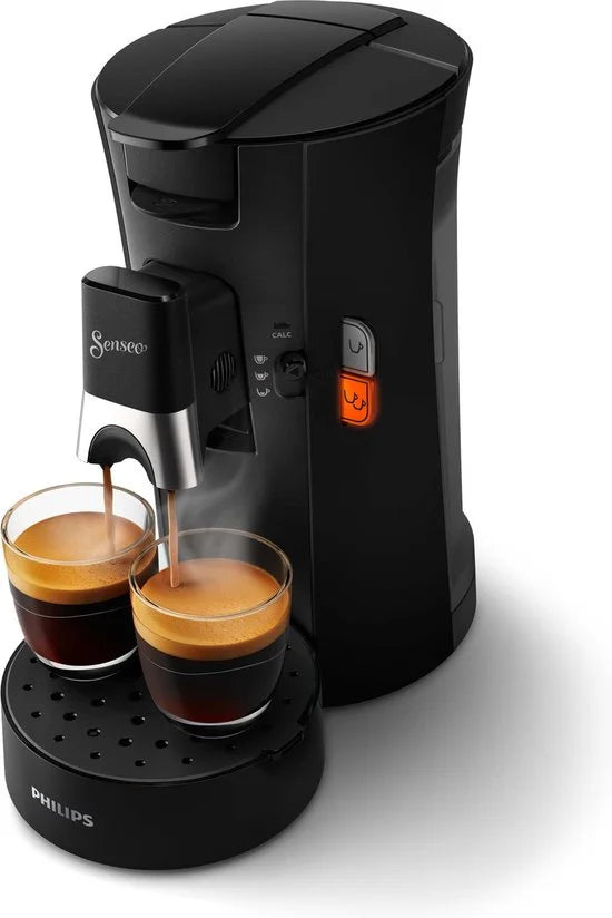Philips Senseo Select Koffiepadmachine CSA230/60 - Keuze uit 1 of 2 Kopjes - Instelbare Intensiteit - Automatische Uitschakeling - Zwart
