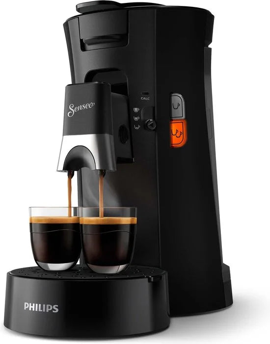 Philips Senseo Select Koffiepadmachine CSA230/60 - Keuze uit 1 of 2 Kopjes - Instelbare Intensiteit - Automatische Uitschakeling - Zwart