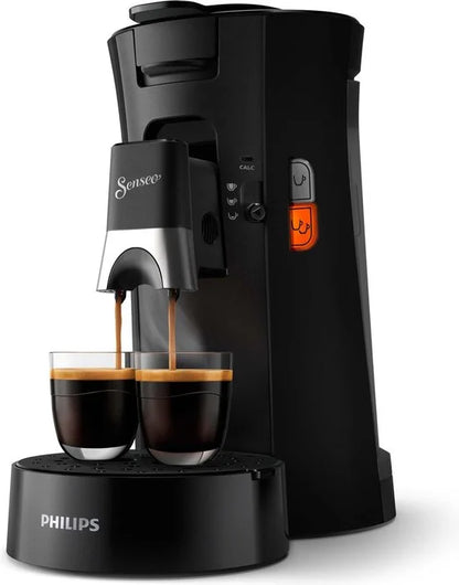 Philips Senseo Select Koffiepadmachine CSA230/60 - Keuze uit 1 of 2 Kopjes - Instelbare Intensiteit - Automatische Uitschakeling - Zwart