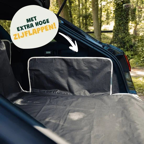 Hondendeken Auto Kofferbak - Kofferbak Beschermhoes Hond - Universeel - Zwart-Wit Product breedte 105 cm Product gewicht 0.8 kg Product hoogte 175 cm Product lengte 185 cm
