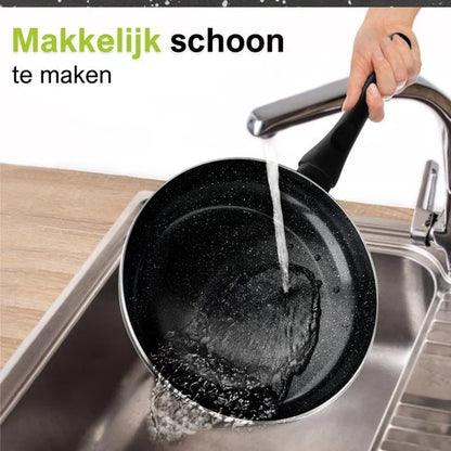 CeraFusion Keramische Pannenset 3-delig - Koekenpan 20, 24 & 28 cm - Koekenpannen -Koekenpannenset - Inductie Pannen - Pan - PFAS Vrij