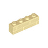 LEGO Masonry Bricks 1×4 (20 stuks) Tan 15533  Gewicht 0,015 g Afmetingen 1,00 × 4,00 × 5,00 mm