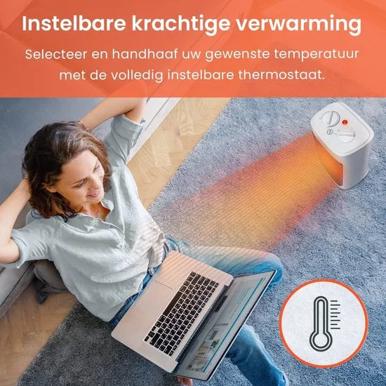 ProBreeze mini keramische kachel ph-h12-eu 2000w 23,1x16,5x12,3