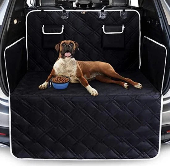 Premium Hondendeken Auto Kofferbak - Kofferbak Beschermhoes Hond - Zwart-Wit Materiaal 67% Polyester, 33% Katoen 105 cm x 175 cm x 185 cm