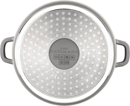 KARL HAUSMANN Anti-aanbak steelpan met deksel - 14 L - Diameter 32 cm -  Stoofpot